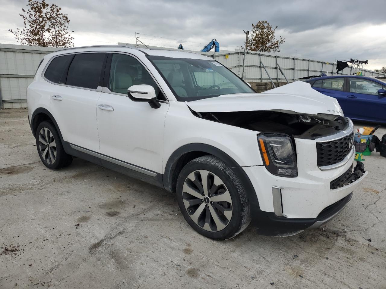 2022 KIA Telluride VIN 5XYP64HC3NG292764 Copart auction photo, front end damage thumbnail 4