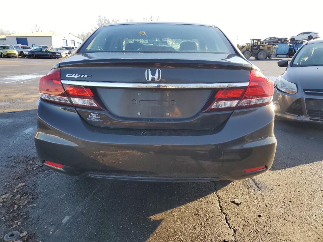 2013 Honda Civic VIN 2HGFB2F59DH510398 Copart auction photo, front end damage thumbnail 6