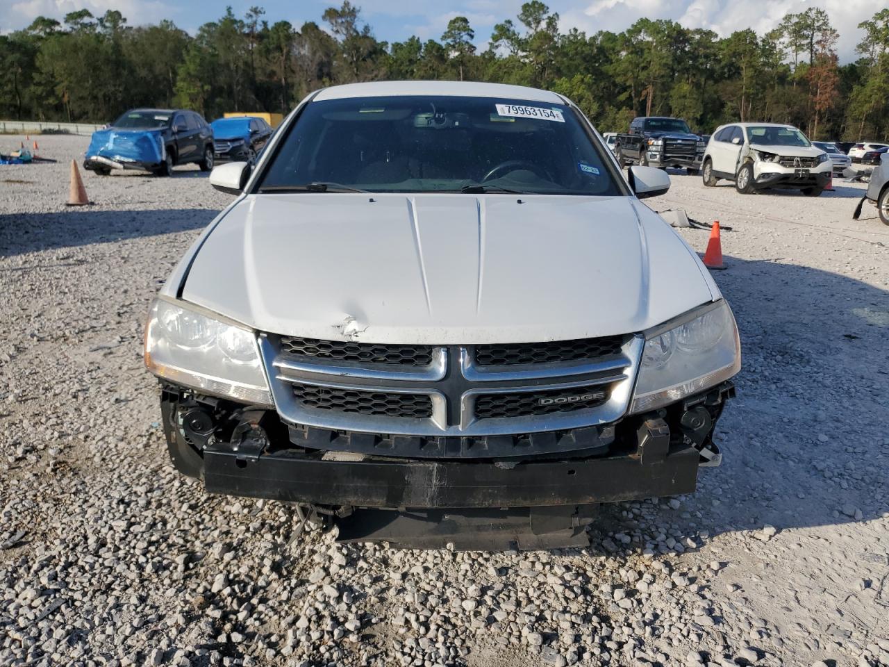 2012 Dodge Avenger VIN 1C3CDZCB9CN147674 Copart auction photo, rear end / front end damage thumbnail 5