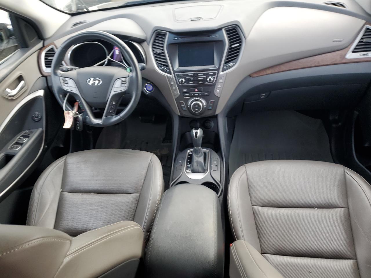 2018 Hyundai Santa Fe VIN KM8SNDHF0JU261855 Copart auction photo, front end damage thumbnail 8