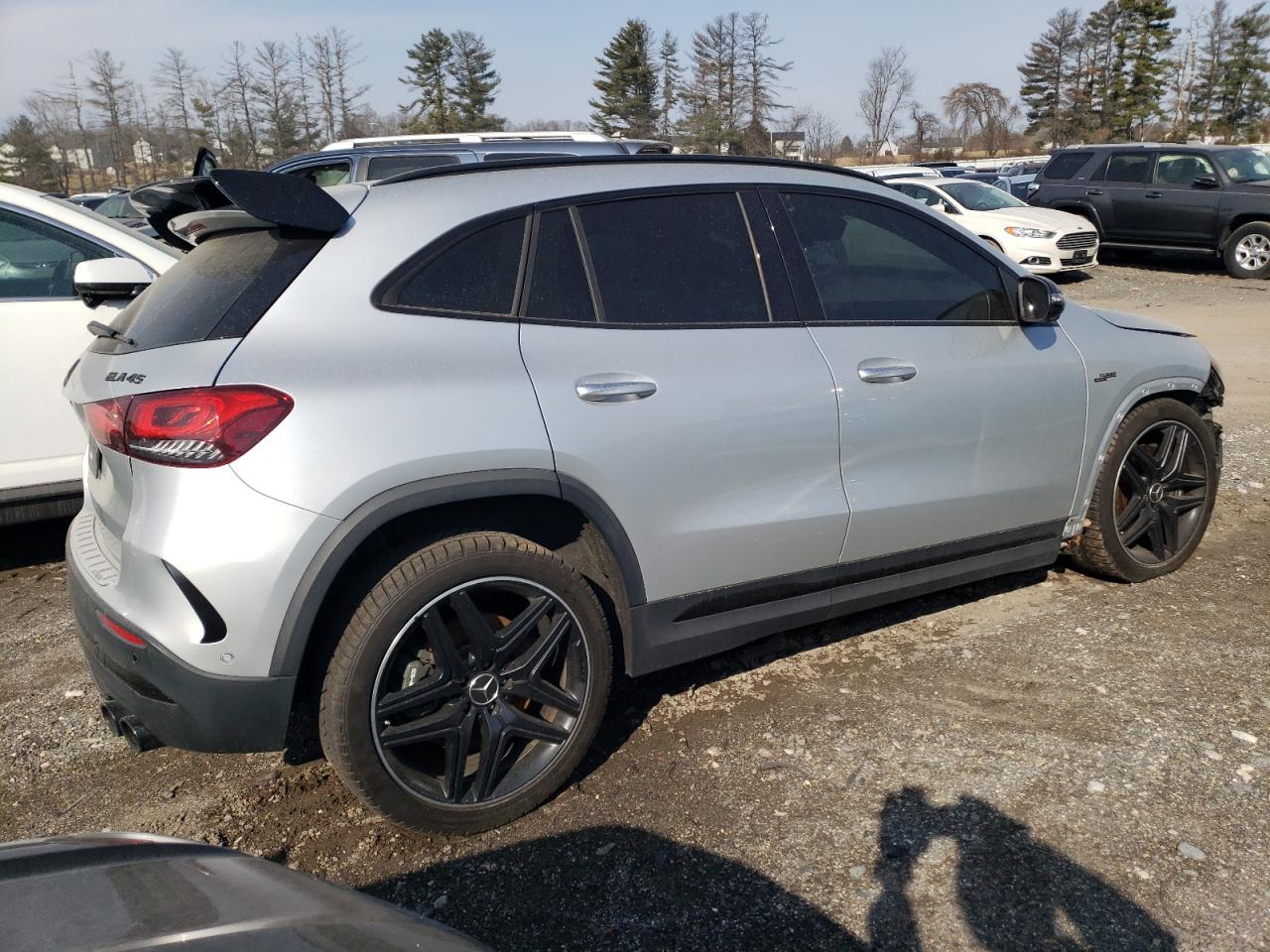 2022 Mercedes-Benz GLA-klasse VIN W1N4N5DB2NJ381369 Copart auction photo, front end / undercarriage damage thumbnail 3