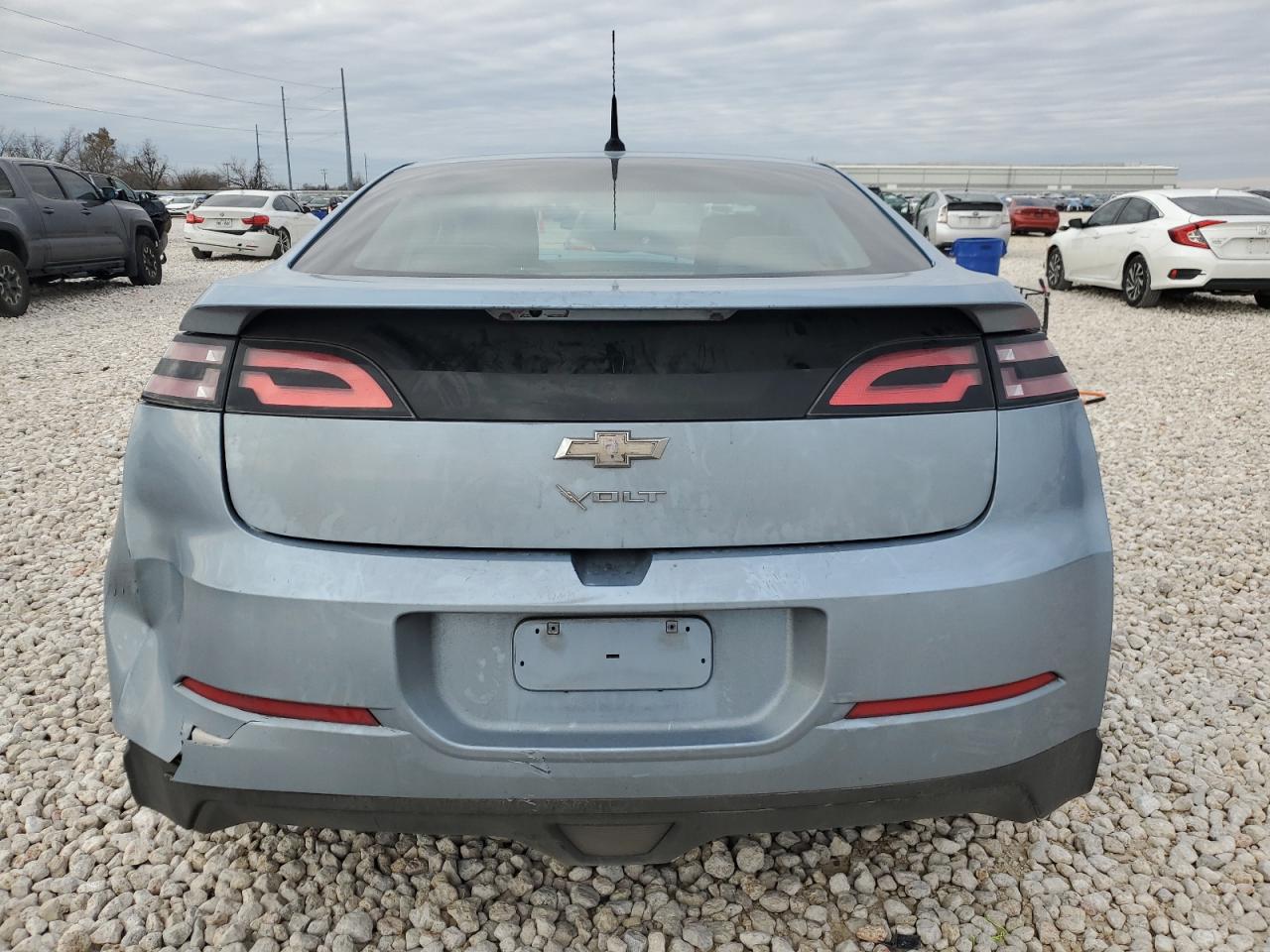 2013 Chevrolet Volt VIN 1G1RA6E40DU123453 Copart auction photo, front end / rear end damage thumbnail 6
