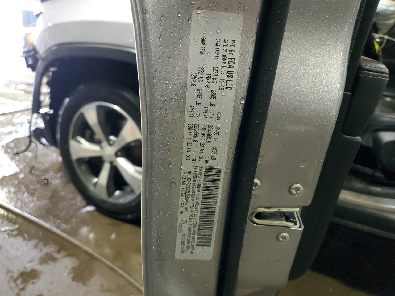 2020 Jeep Grand Cherokee VIN 1C4PJMDX0LD563444 Copart auction photo, front end damage thumbnail 13