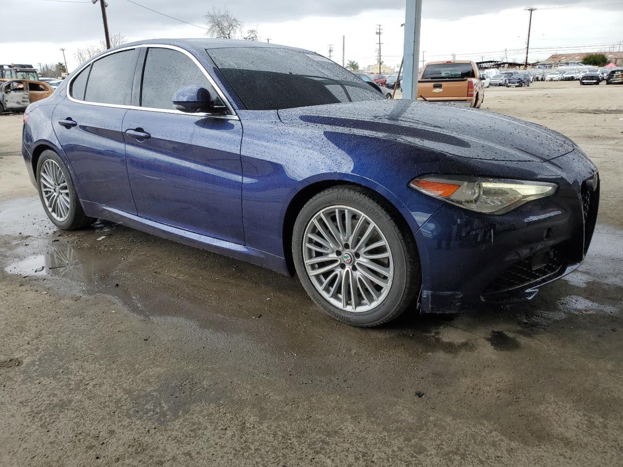 2017 Alfa Romeo Giulia VIN ZARFAECN7H7529353 Copart auction photo, rear end damage thumbnail 4
