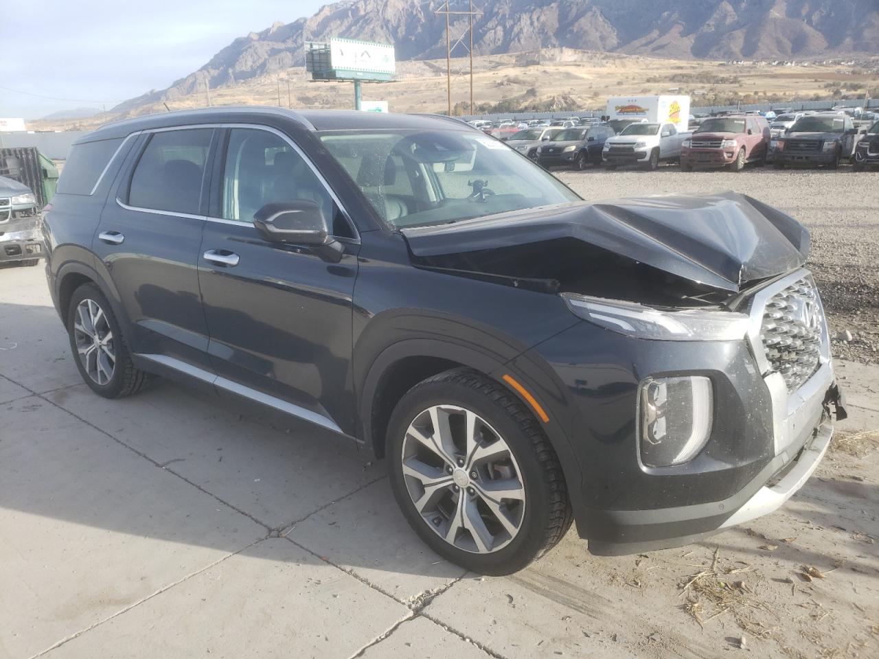 2020 Hyundai Palisade VIN KM8R4DHE1LU088746 Copart auction photo, front end damage thumbnail 4