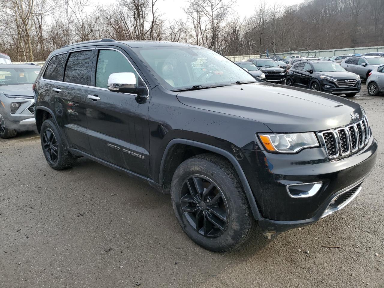 2020 Jeep Grand Cherokee VIN 1C4RJFBG3LC238459 Copart auction photo, front end / side damage thumbnail 4