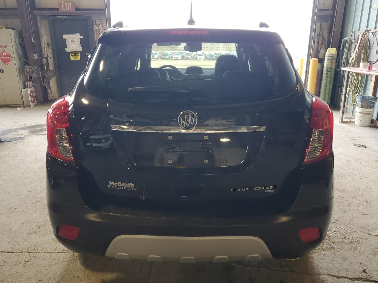 2014 Buick Encore VIN KL4CJGSB8EB745456 Copart auction photo, side / rear end damage thumbnail 6