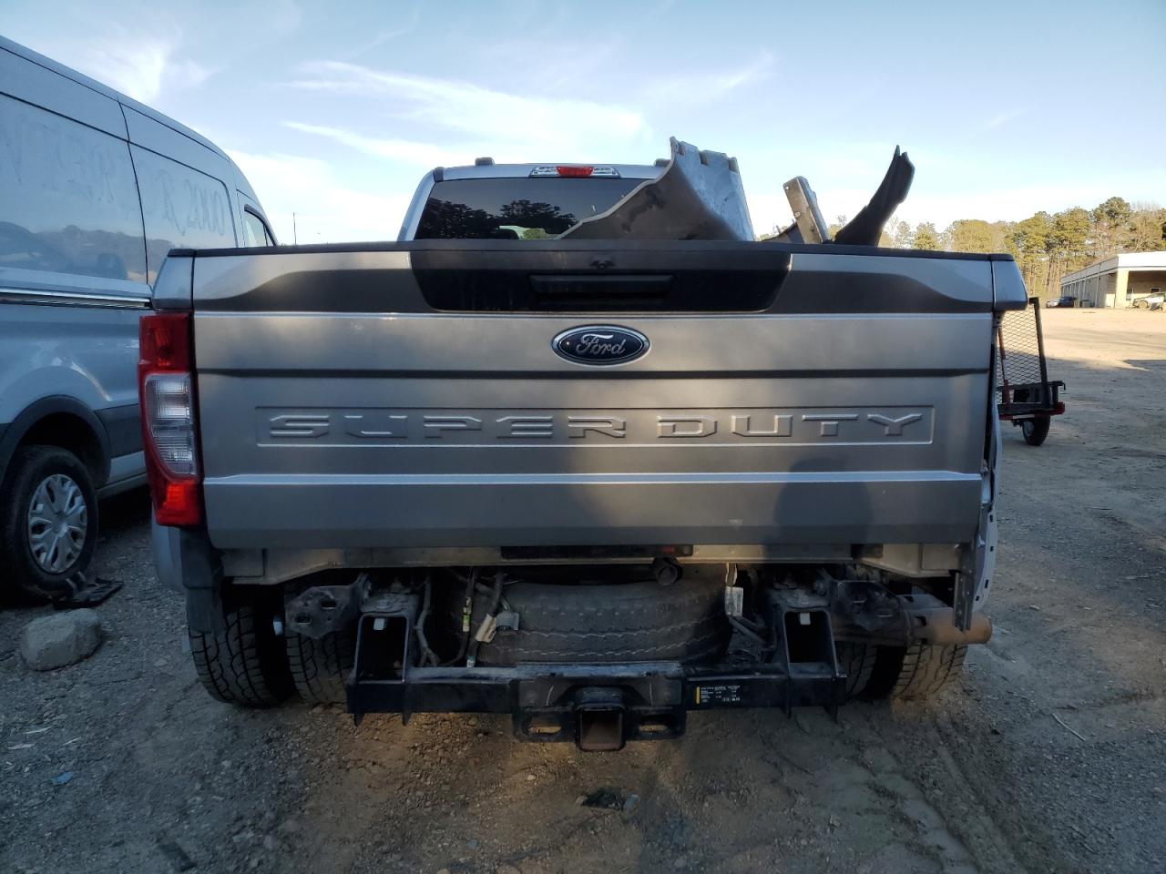 2020 Ford F350 VIN 1FT8W3DTXLED45972 Copart auction photo, front end / side damage thumbnail 6