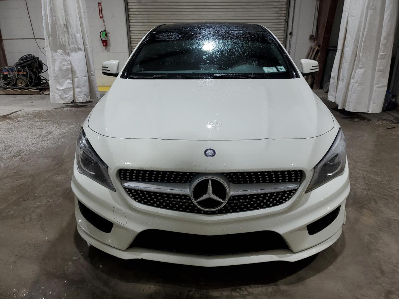 2014 Mercedes-Benz CLA-klasse VIN WDDSJ4GB2EN108088 Copart auction photo, front end / undercarriage damage thumbnail 5