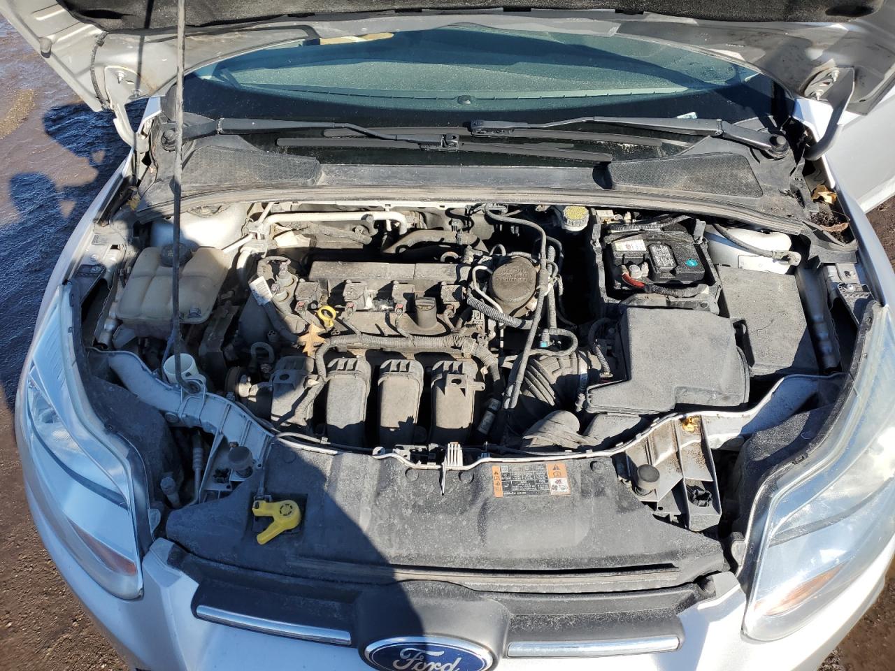 2014 Ford Focus VIN 1FADP3K2XEL428246 Copart auction photo, rear end damage thumbnail 11