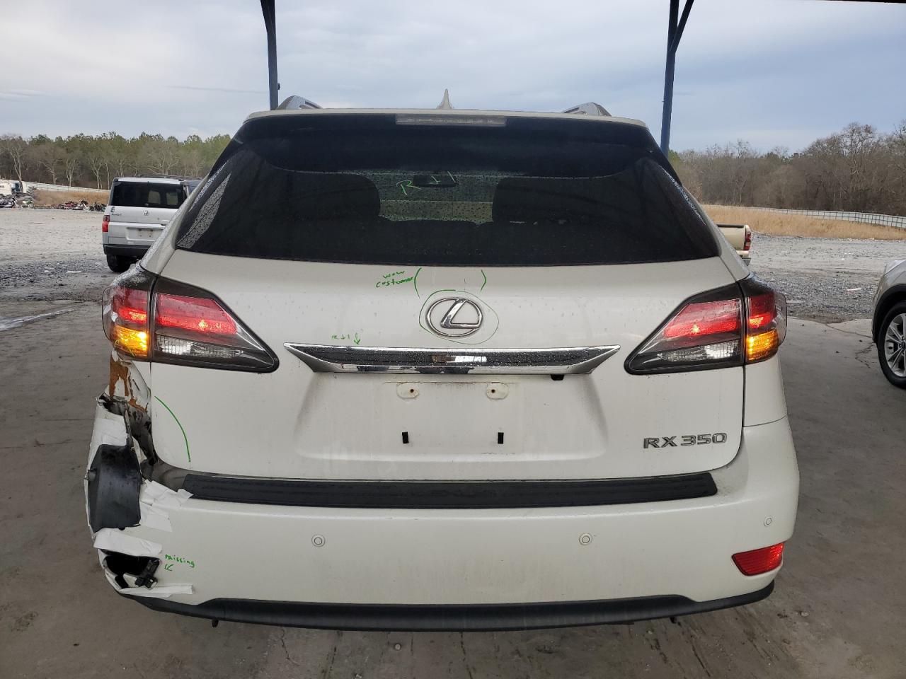 2015 Lexus RX VIN 2T2BK1BA8FC332065 Copart auction photo, front end / rear end damage thumbnail 6