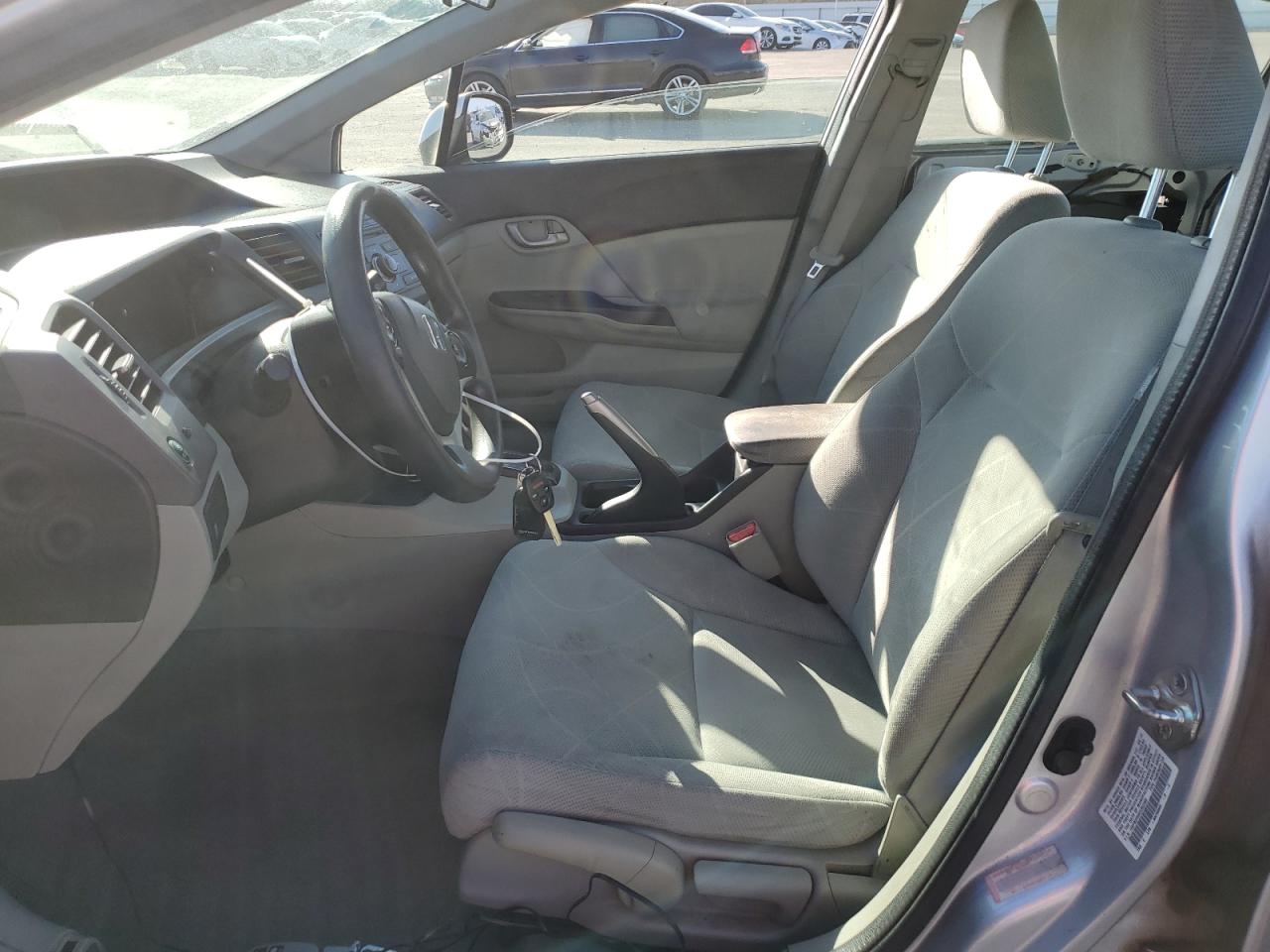 2012 Honda Civic VIN 19XFB2F50CE352395 Copart auction photo, rear end damage thumbnail 7