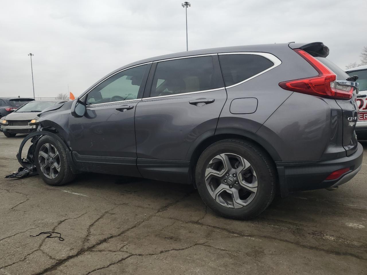 2017 Honda CR-V VIN 7FARW1H80HE020675 Copart auction photo, front end damage thumbnail 2