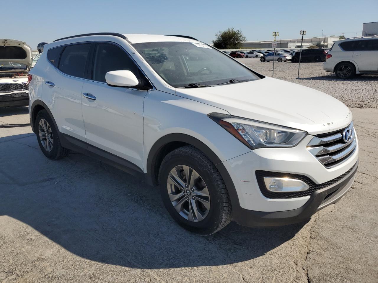 2014 Hyundai Santa Fe VIN 5XYZU3LB7EG155284 Copart auction photo, side damage thumbnail 4