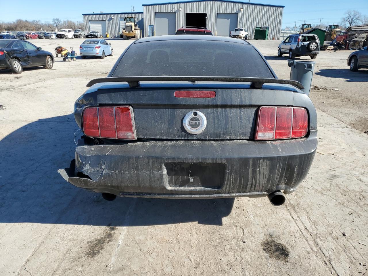 2007 Ford Mustang VIN 1ZVHT82H875351227 Copart auction photo, side / rear end damage thumbnail 6