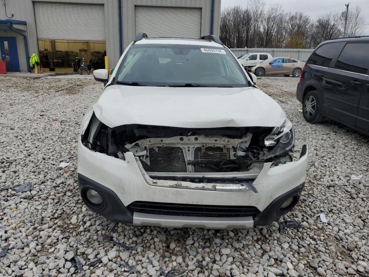 2017 Subaru Outback VIN 4S4BSANC7H3217286 Copart auction photo, front end damage thumbnail 5
