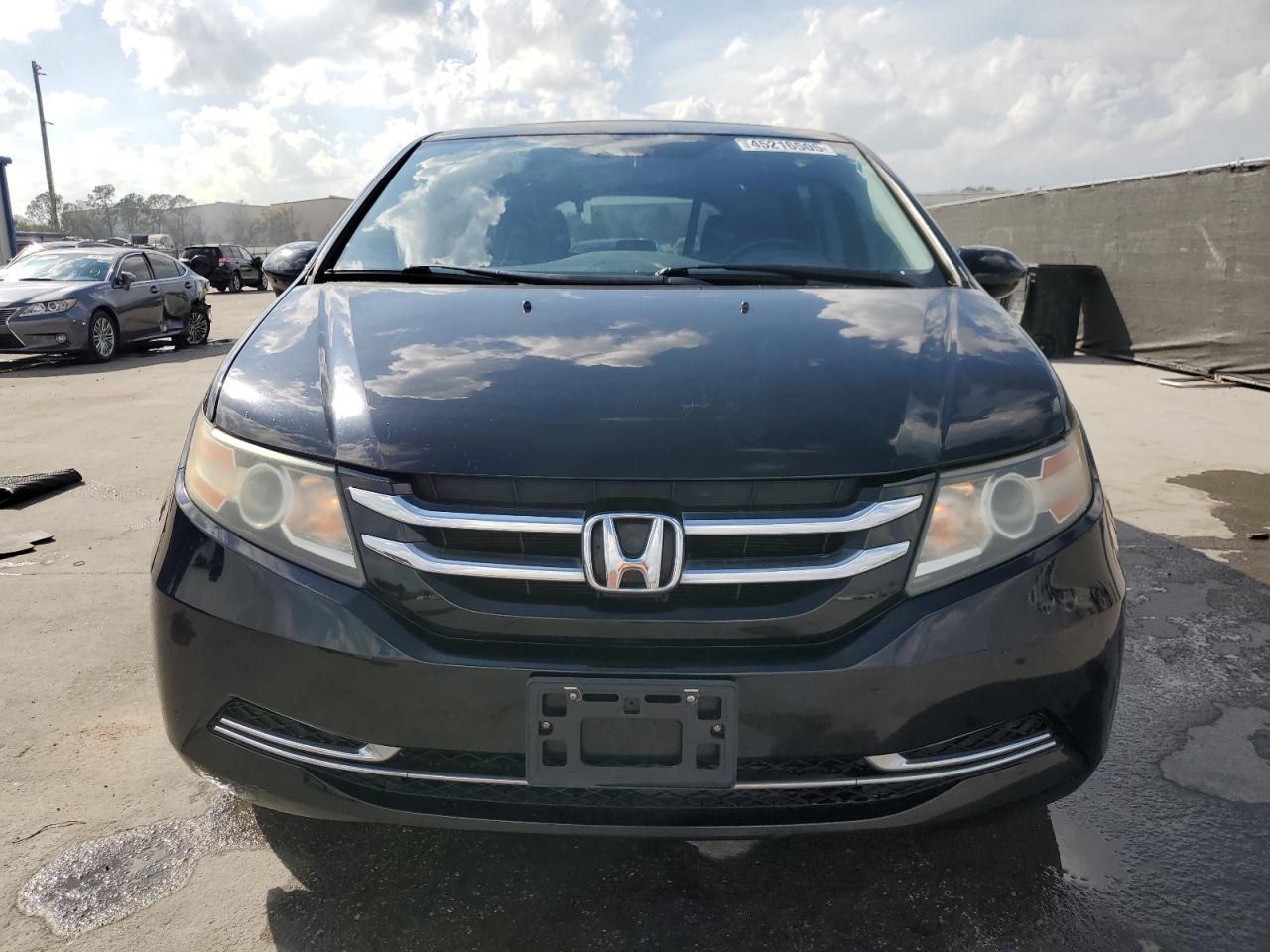 2016 Honda Odyssey VIN 5FNRL5H67GB077125 Copart auction photo, side / rear end damage thumbnail 5