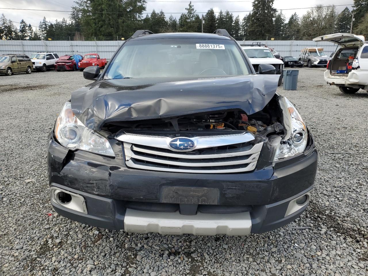 2010 Subaru Outback VIN 4S4BRBKC8A3364454 Copart auction photo, front end damage thumbnail 5