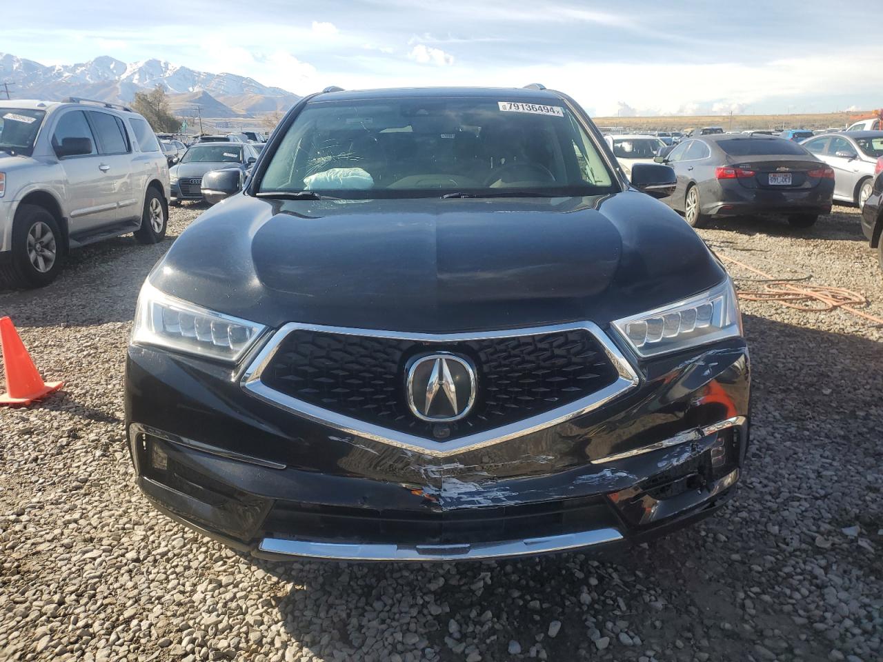 2018 Acura MDX VIN 5J8YD4H85JL025194 Copart auction photo, front end damage thumbnail 5