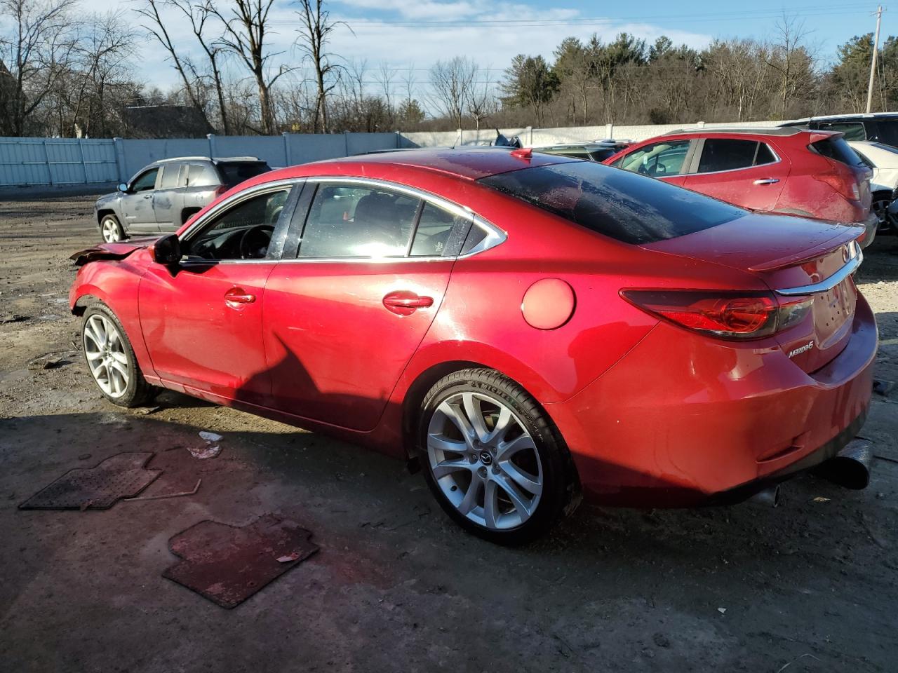 2015 Mazda 6 VIN JM1GJ1V58F1208670 Copart auction photo, front end damage thumbnail 2