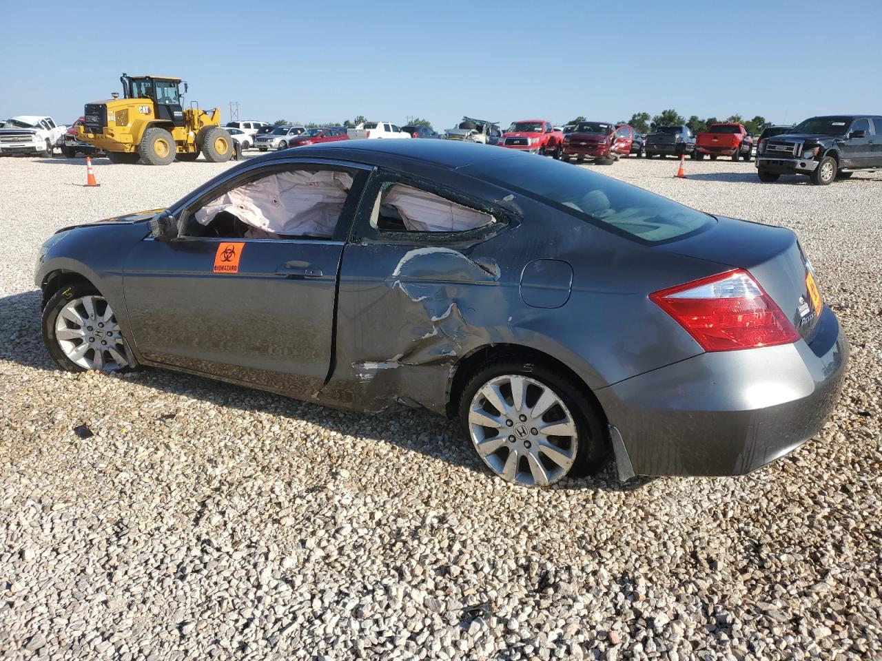 2010 Honda Accord VIN 1HGCS1B31AA010618 Copart auction photo, front end / side damage thumbnail 2