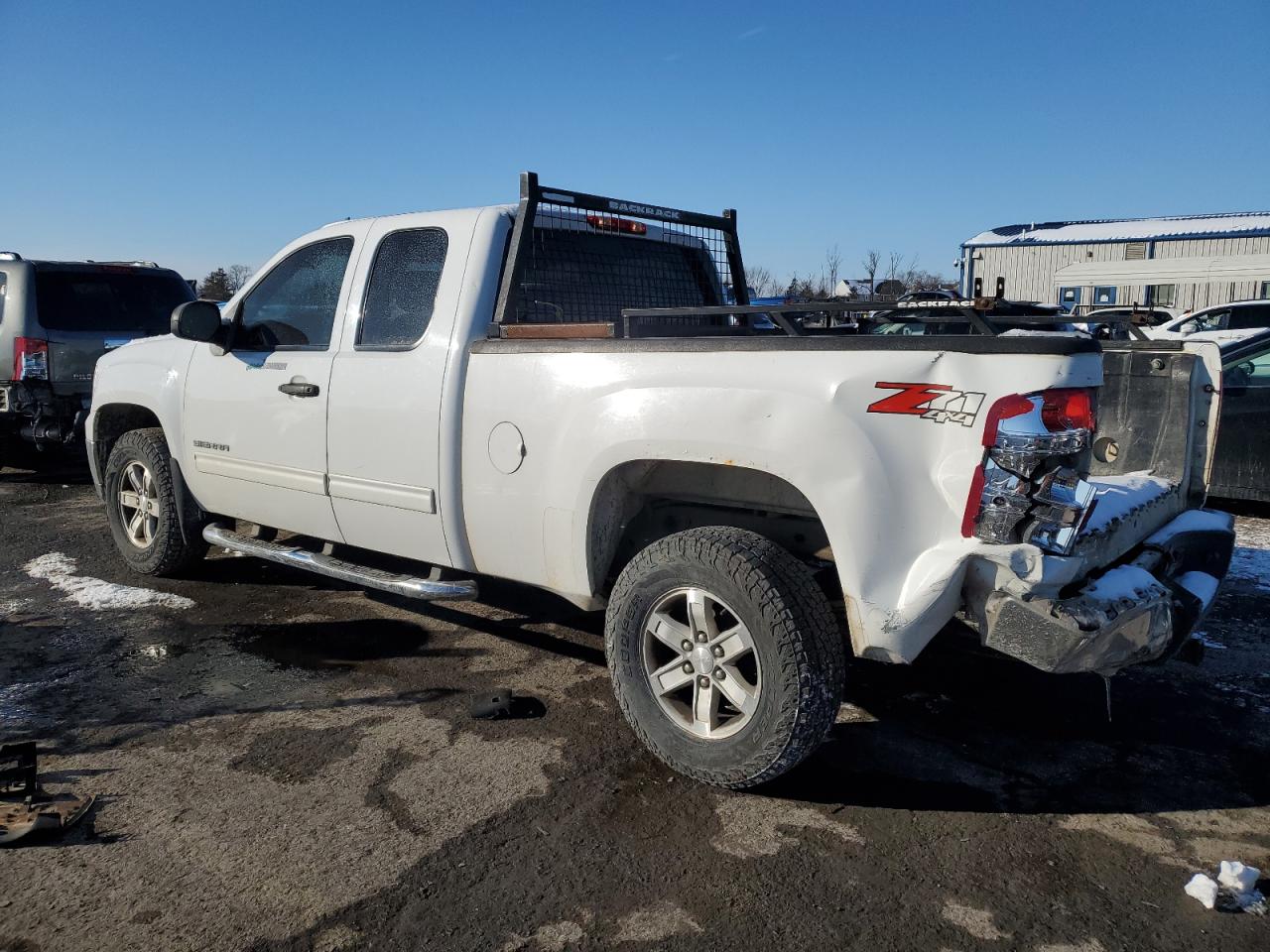 2013 GMC Sierra VIN 1GTR2VE77DZ350666 Copart auction photo, rear end / mechanical damage thumbnail 2
