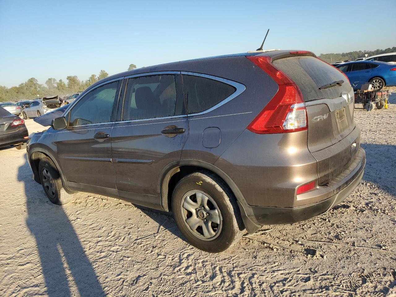 2015 Honda CR-V VIN 3CZRM3H30FG714995 Copart auction photo, front end / side damage thumbnail 2