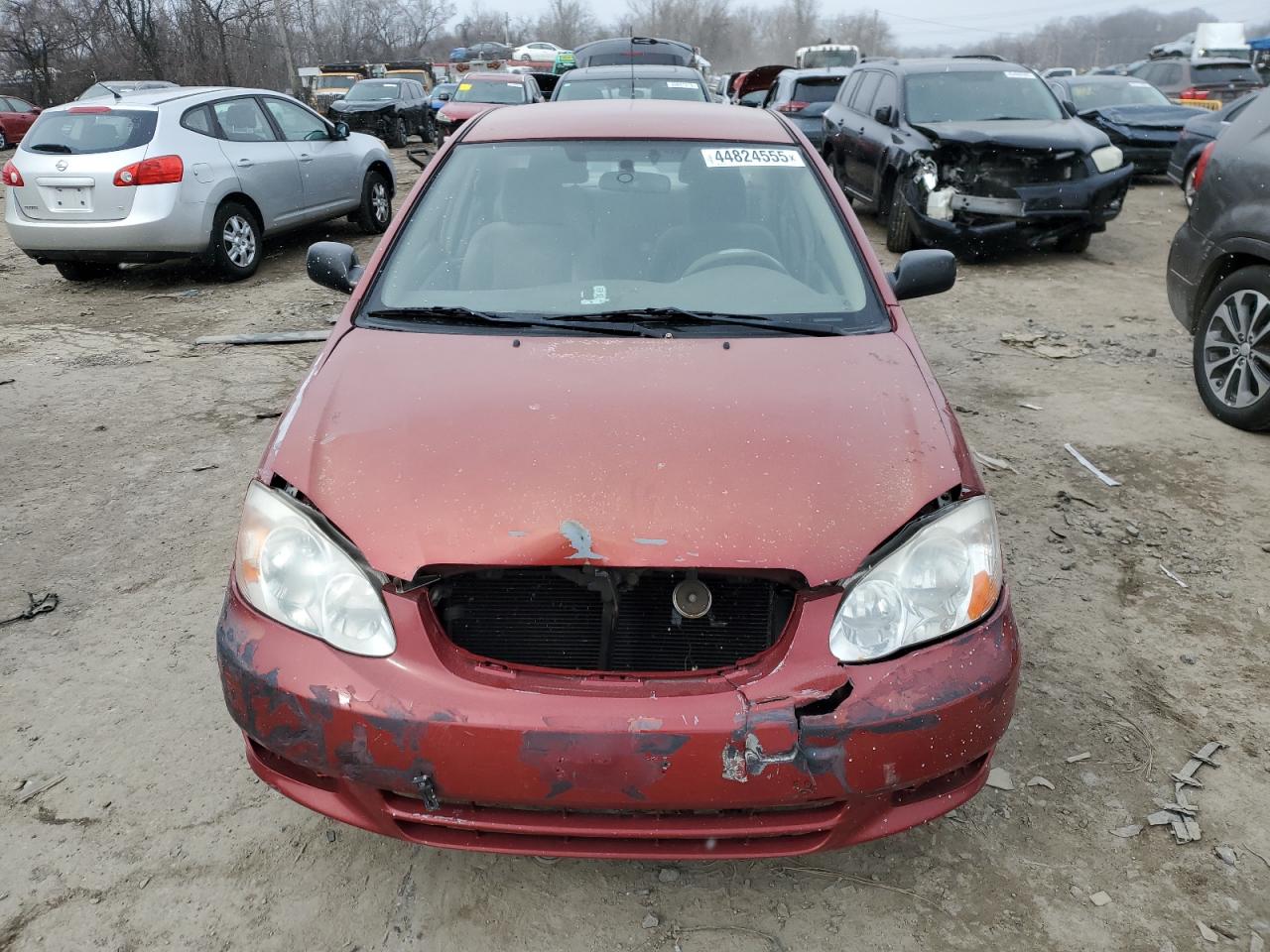 2003 Toyota Corolla VIN 1NXBR32E13Z070205 Copart auction photo, rear end / front end damage thumbnail 5