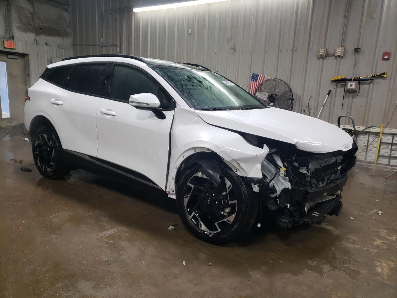 2024 KIA Sportage VIN 5XYK5CDF9RG232369 Copart auction photo, front end / side damage thumbnail 4