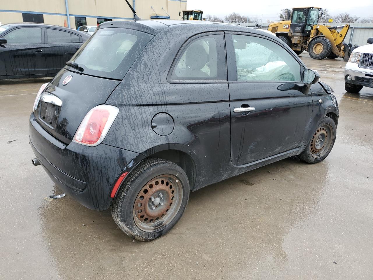 2013 Fiat 500 VIN 3C3CFFAR9DT740820 Copart auction photo, front end damage thumbnail 3