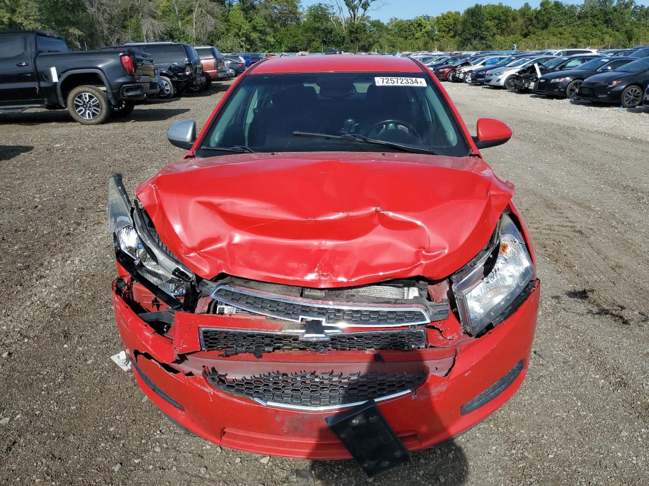 2014 Chevrolet Cruze VIN 1G1PH5SB0E7437636 Copart auction photo, front end / rear end damage thumbnail 5