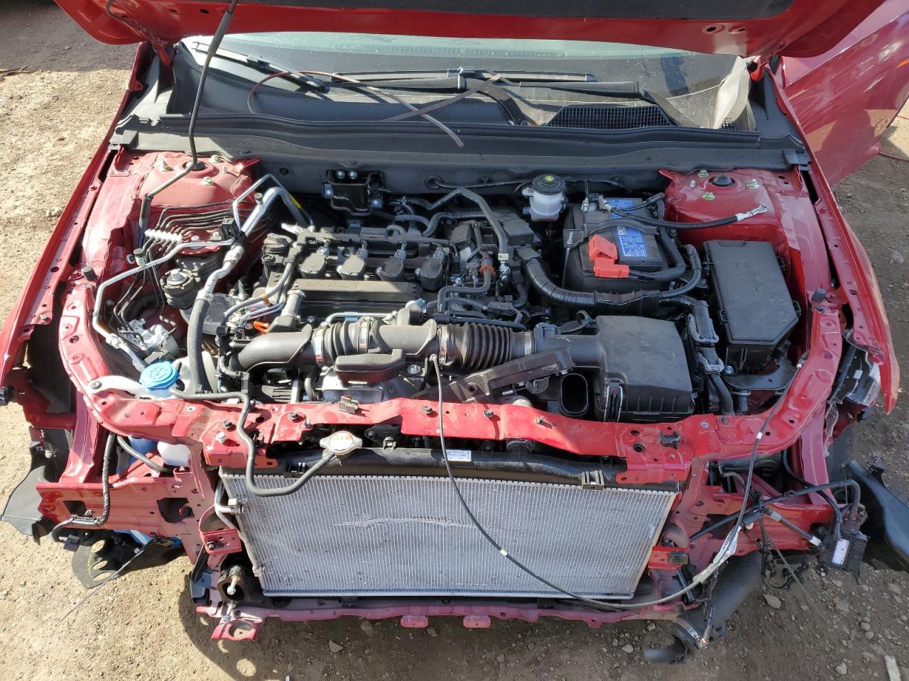 2022 Honda Accord VIN HGCV1F39NA060867 Copart auction photo, front end damage thumbnail 11