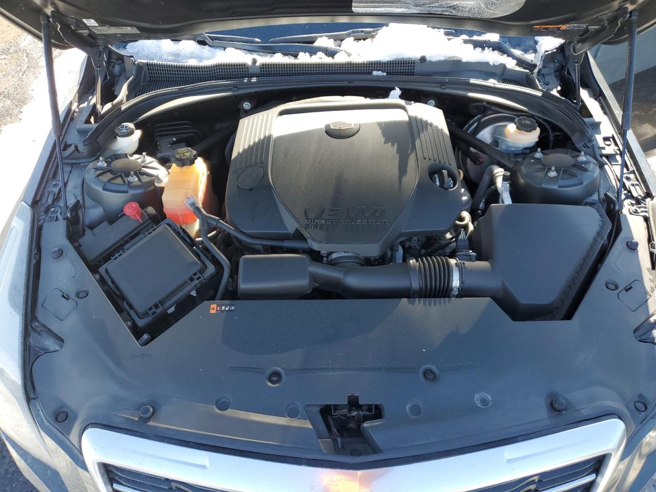 2015 Cadillac ATS VIN 1G6AH5R32F0129277 Copart auction photo, rear end damage thumbnail 12