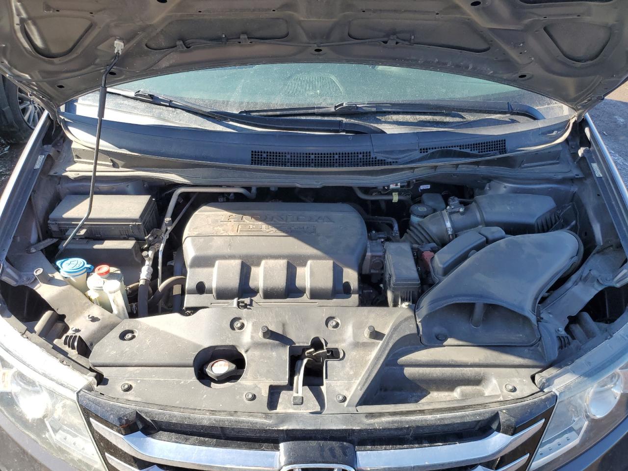 2015 Honda Odyssey VIN 5FNRL5H42FB027259 Copart auction photo, side / rear end damage thumbnail 14