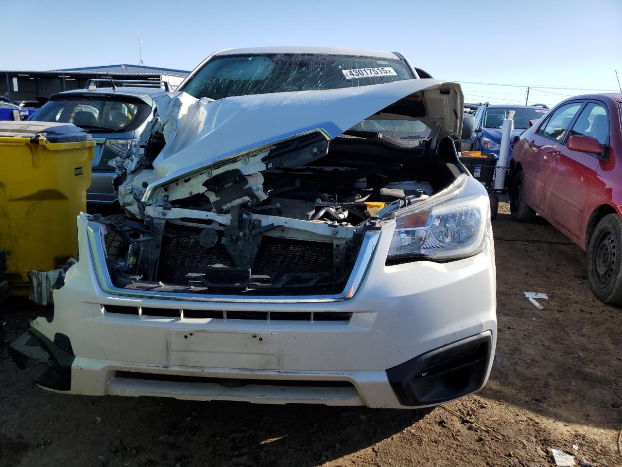 2018 Subaru Forester VIN JF2SJABC0JH487501 Copart auction photo, front end damage thumbnail 5