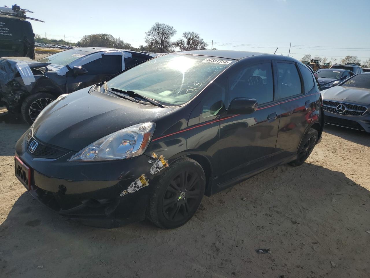 2010 Honda Fit VIN JHMGE8H42AS019871 - Copart auction photo