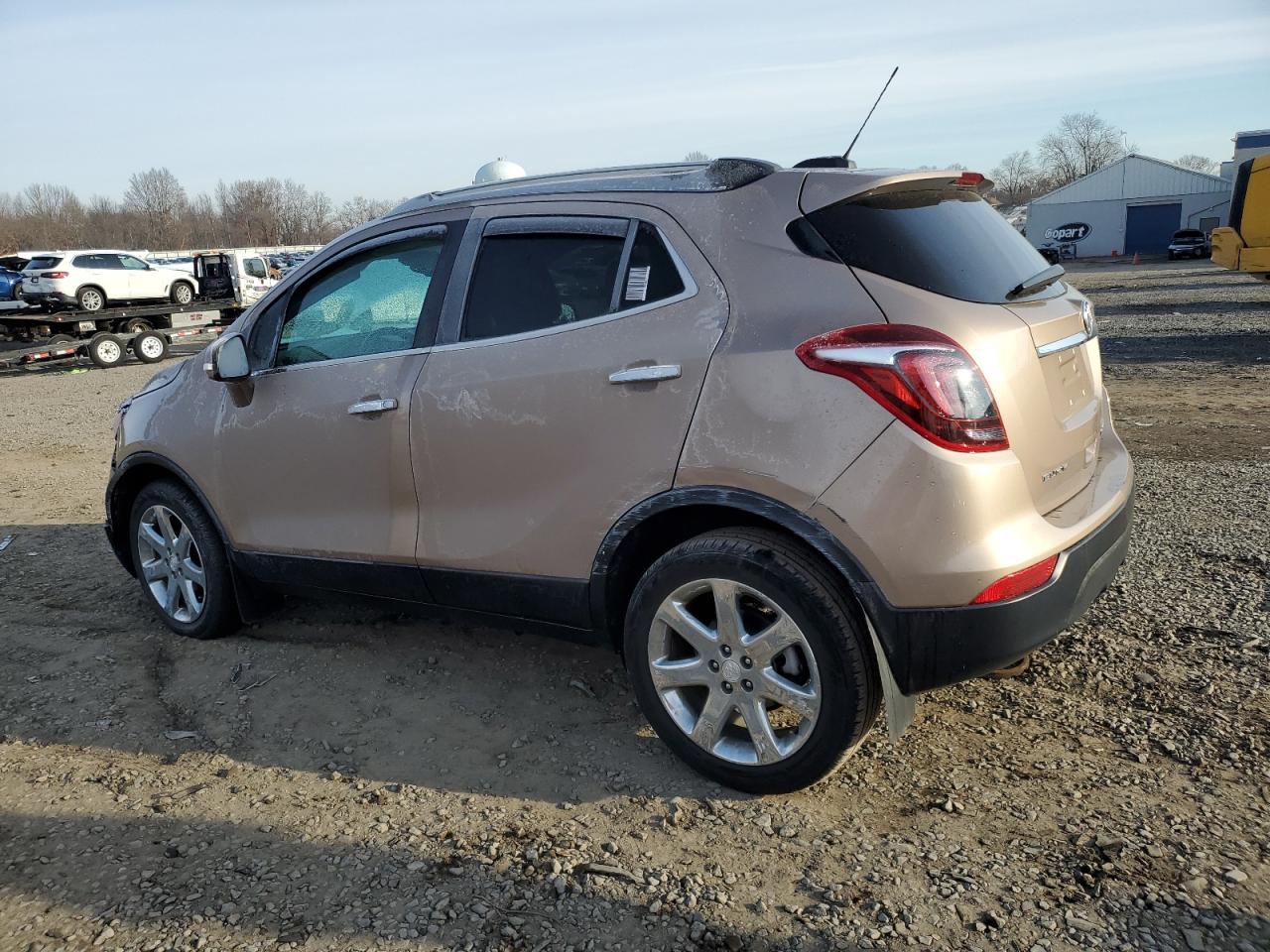 2018 Buick Encore VIN KL4CJGSB6JB693609 Copart auction photo, front end / side damage thumbnail 2
