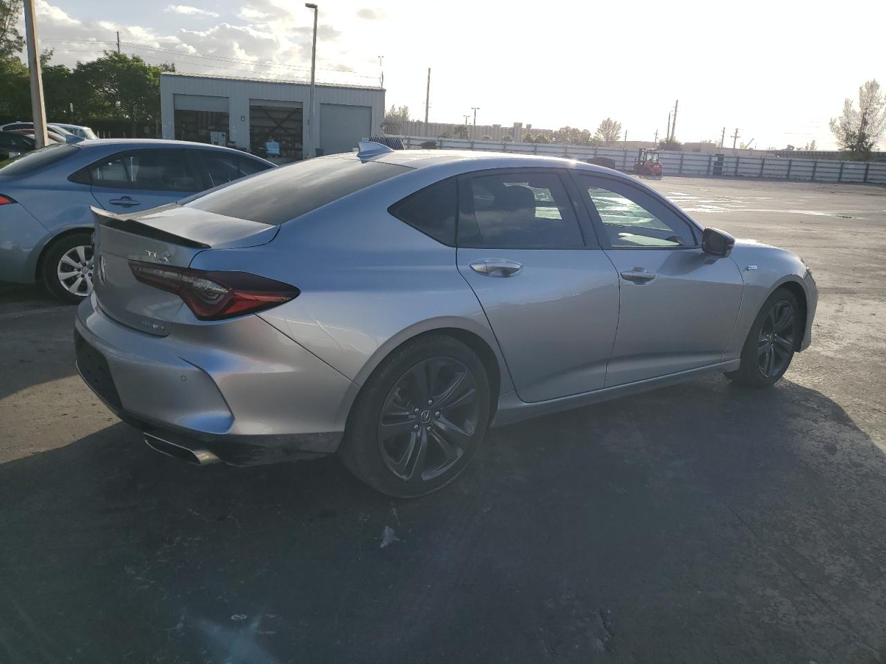 2021 Acura TLX VIN 19UUB6F58MA003215 Copart auction photo, replaced vin damage thumbnail 3