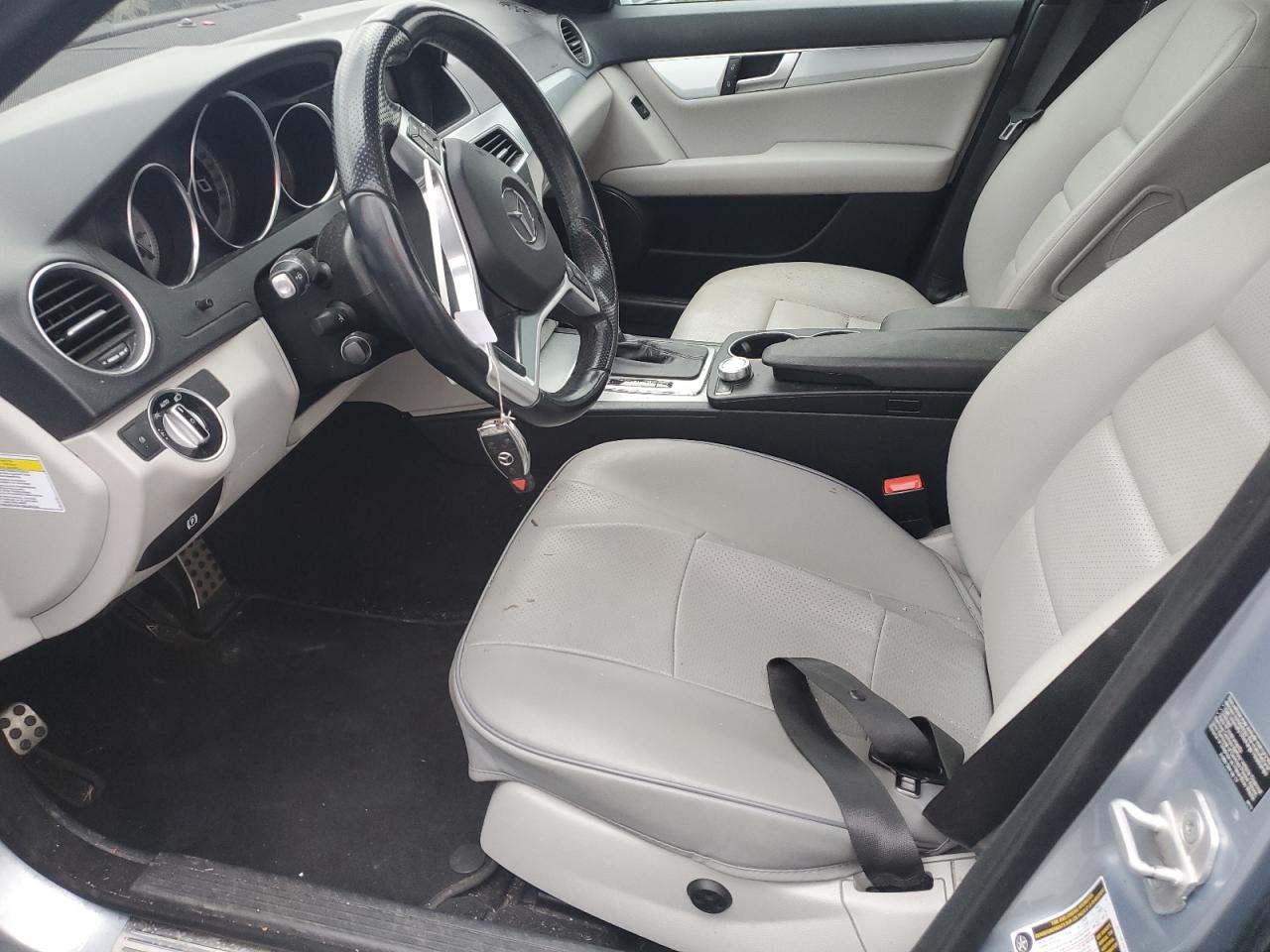 2014 Mercedes-Benz C-klasse VIN WDDGF4HBXEA901622 Copart auction photo, rear end / undercarriage damage thumbnail 7