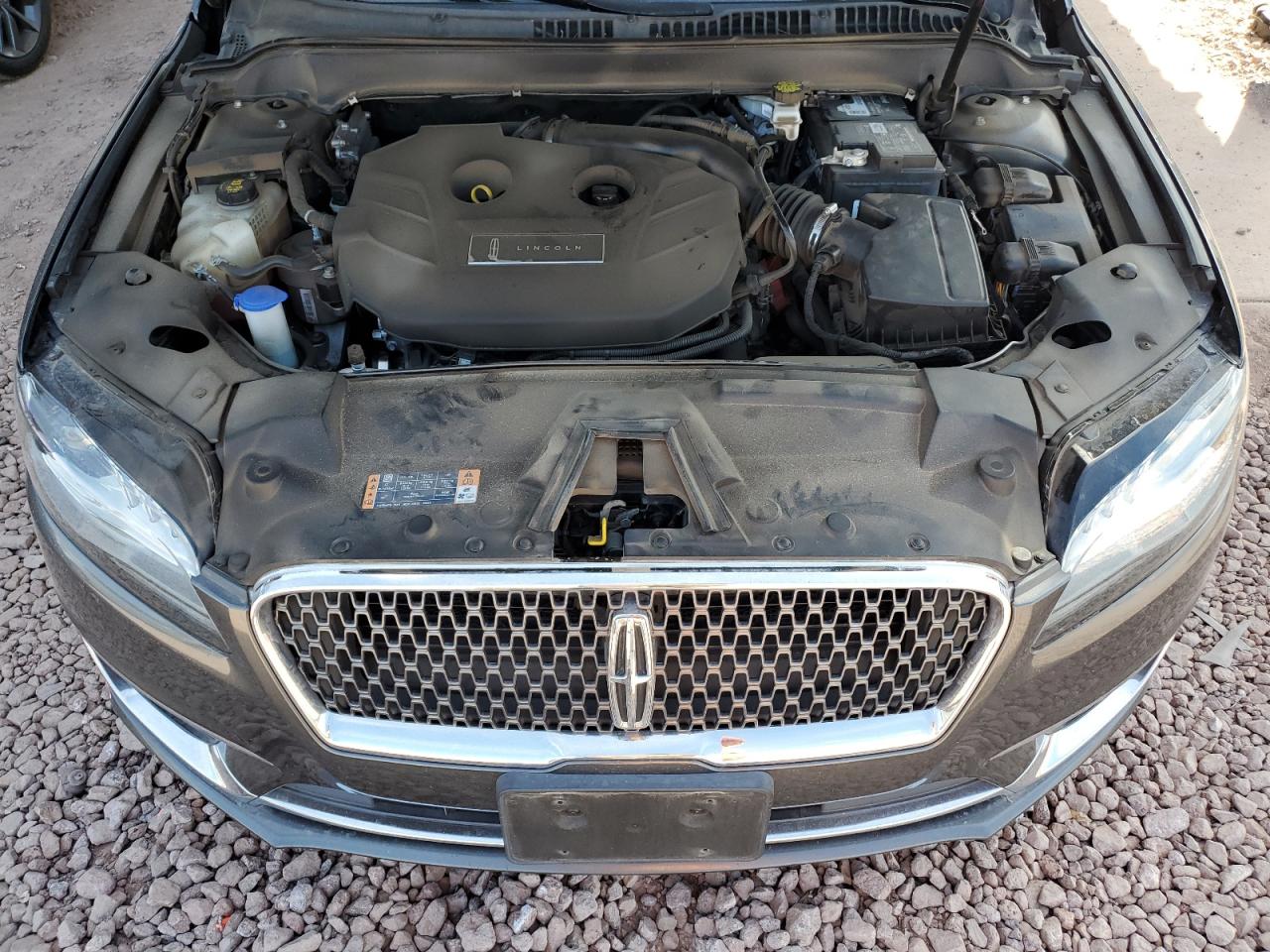 2019 Lincoln MKZ VIN 3LN6L5C97KR619301 Copart auction photo, rear end damage thumbnail 11