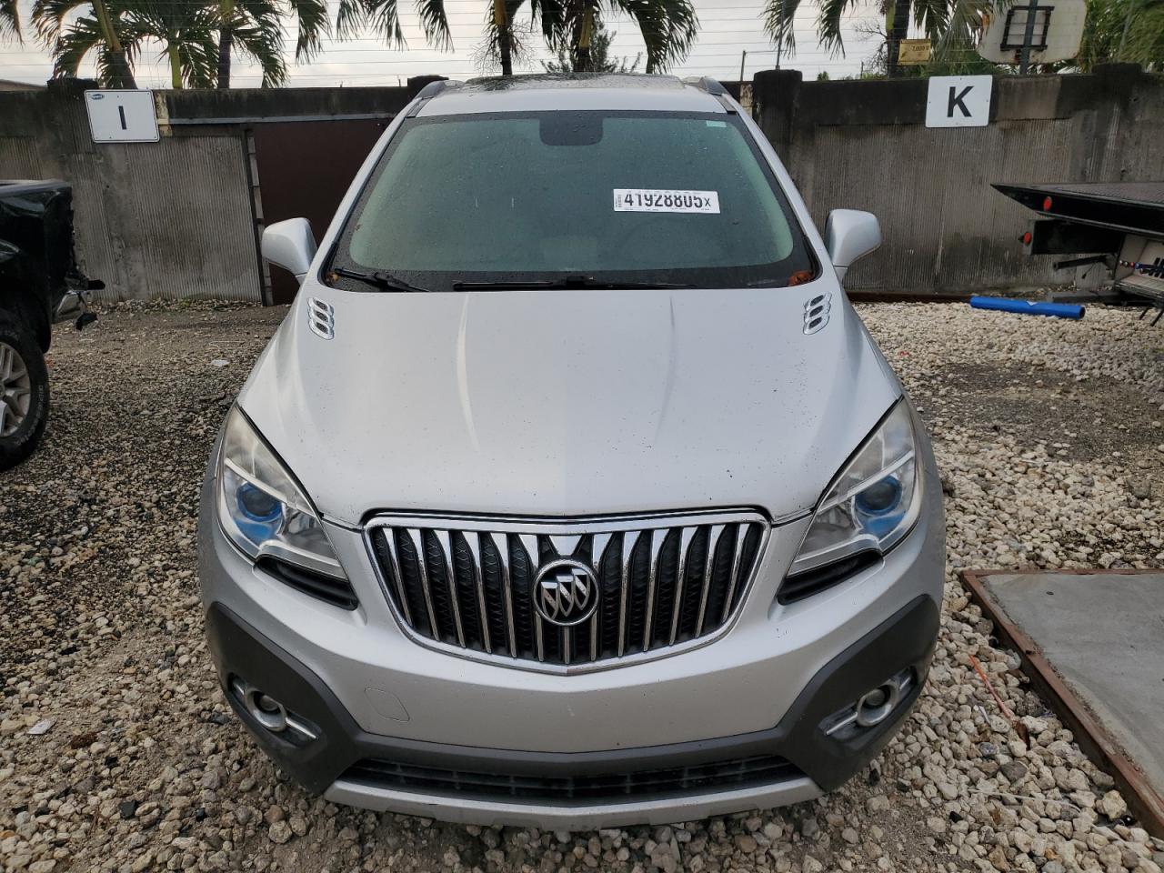 2013 Buick Encore VIN KL4CJCSB1DB064840 Copart auction photo, rear end damage thumbnail 5