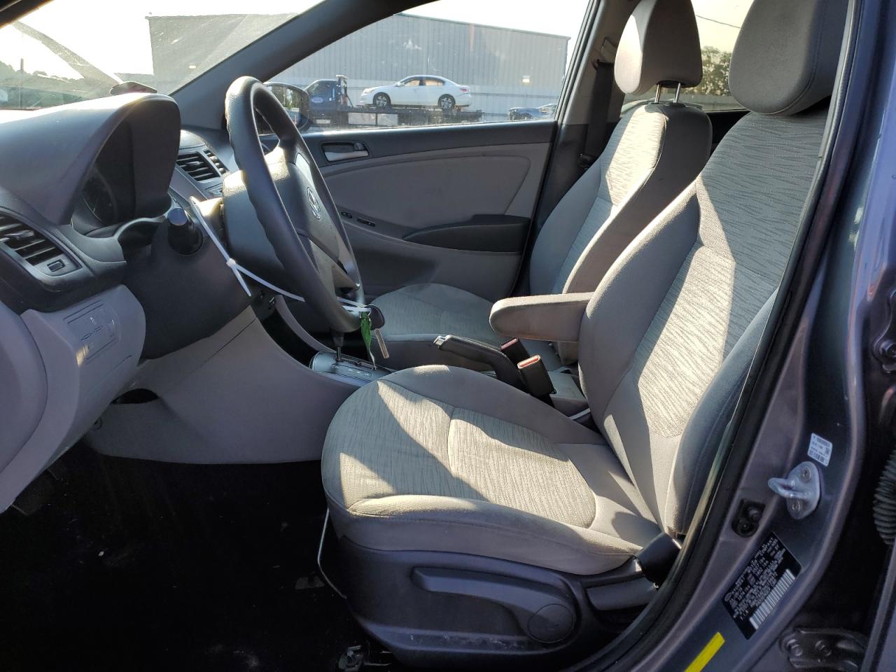 2017 Hyundai Accent VIN KMHCT4AE5HU199472 Copart auction photo, water/flood / minor dent/scratches damage thumbnail 7