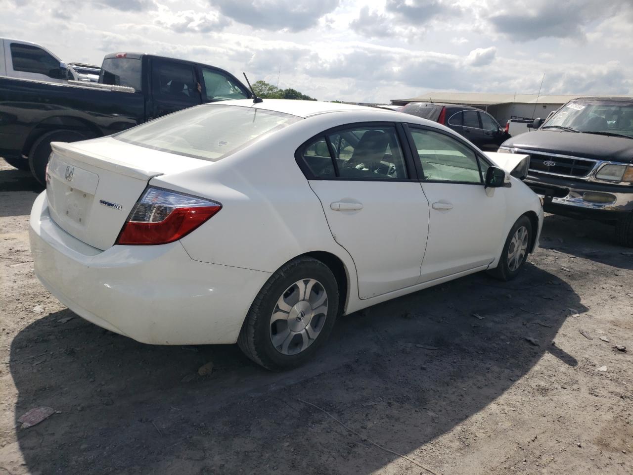 2012 Honda Civic VIN JHMFB4F2XCS011339 Copart auction photo, front end damage thumbnail 3