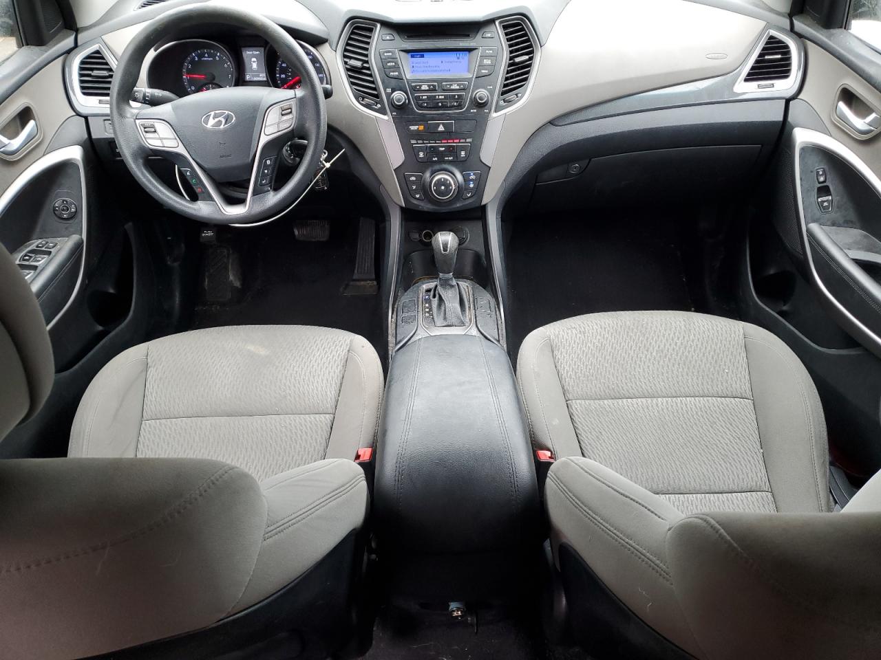 2015 Hyundai Santa Fe VIN 5XYZTDLB8FG302027 Copart auction photo, front end damage thumbnail 8