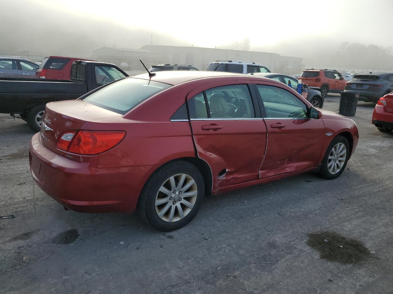 2010 Chrysler Sebring VIN 1C3CC5FB7AN167880 Copart auction photo, side / front end damage thumbnail 3