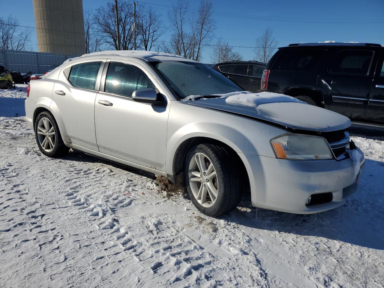 2012 Dodge Avenger VIN 1C3CDZCB0CN125921 Copart auction photo, front end damage thumbnail 4