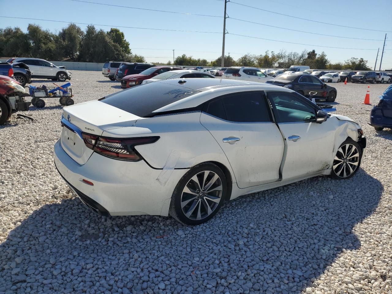 2020 Nissan Maxima VIN 1N4AA6FV1LC373290 Copart auction photo, all over damage thumbnail 3