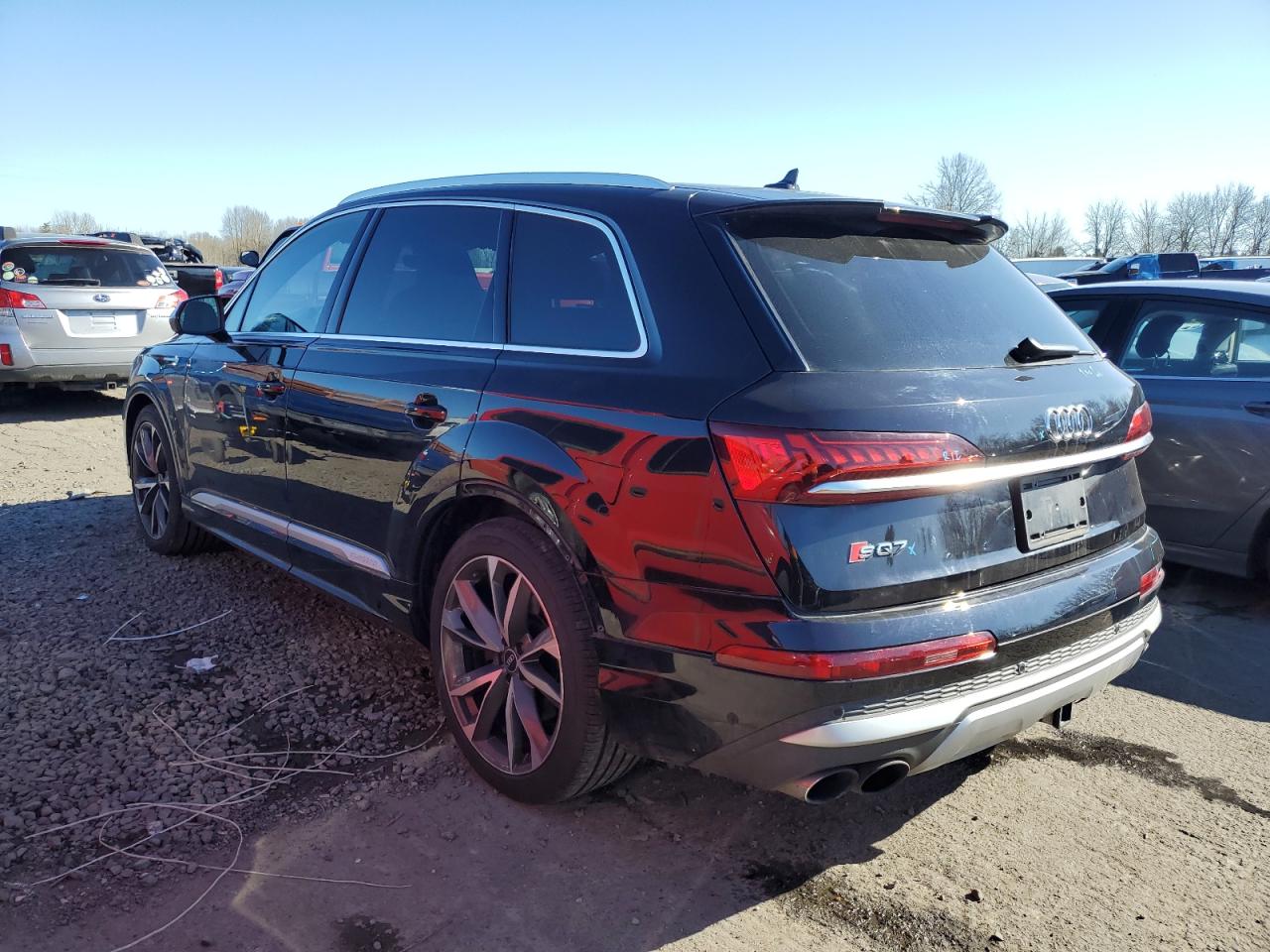 2021 Audi SQ7 VIN WA1AWBF71MD023136 Copart auction photo, rear end / side damage thumbnail 2