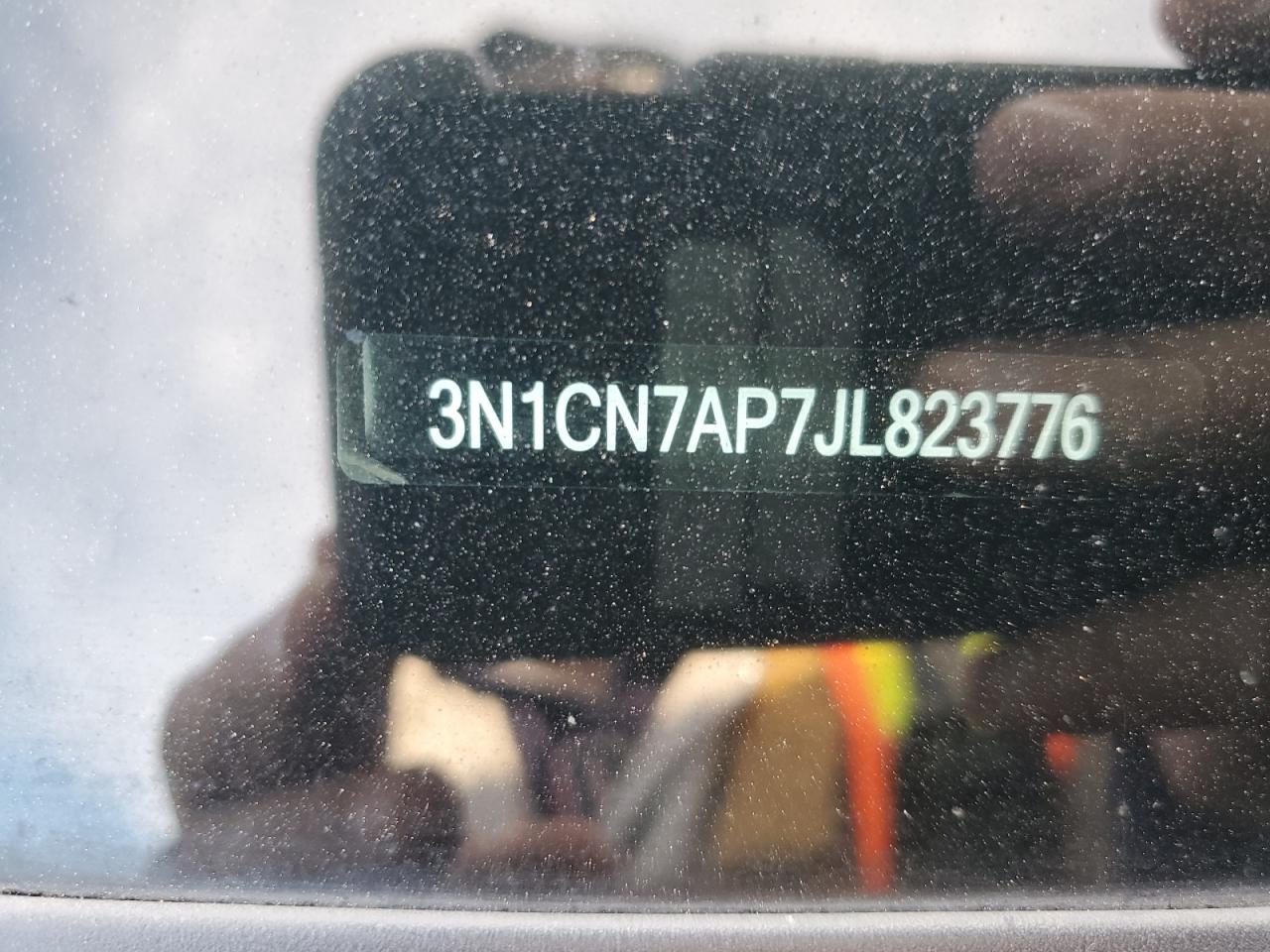 2018 Nissan Versa VIN 3N1CN7AP7JL823776 Copart auction photo, side damage thumbnail 12