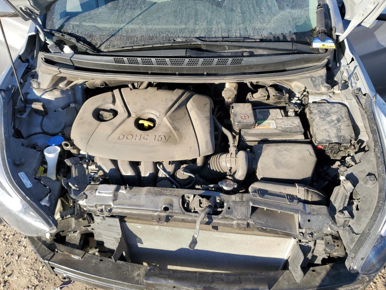 2015 Hyundai Elantra VIN 5NPDH4AE6FH553713 Copart auction photo, front end / rear end damage thumbnail 12